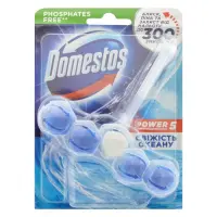 Туалетный блок для унитаза Domestos Power 5 Свежесть океана 55г                                     