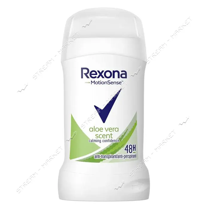 Антиперспирант твердый Rexona женский Свежесть Бамбука и Алоэ вера 40мл