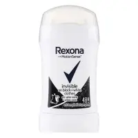 Антиперспирант твердый Rexona женский Невидимый на черном и белом 40мл                              