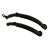 Крыло выдвижное спорт пластик переднее и заднее 26"-28" HC-700C 2шт черный                          