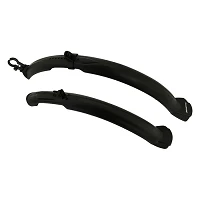 Крыло выдвижное спорт пластик переднее и заднее 26"-28" HC-700C 2шт черный                          