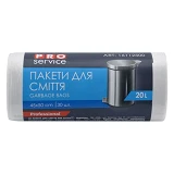 Пакет для мусора PRO Service белый 20л 30шт