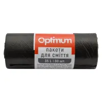 Пакет для сміття PRO Service Optimum чорний 35л 30шт                                                