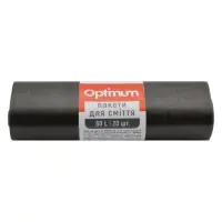 Пакет для сміття PRO Service Optimum чорний 60л 20шт                                                