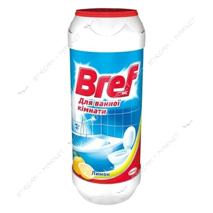 Порошок для чистки Bref ванной комнаты Лимон 500г