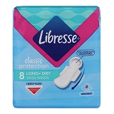 Прокладки гигиенические Libresse Classic Protection Long drai 5 капель 8шт