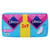 Прокладки гигиенические Libresse Classic Protection Regular Drai 4 капли 18шт                       