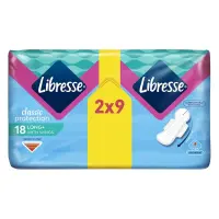 Прокладки гигиенические Libresse Classic protection long 5 капель 18шт                              