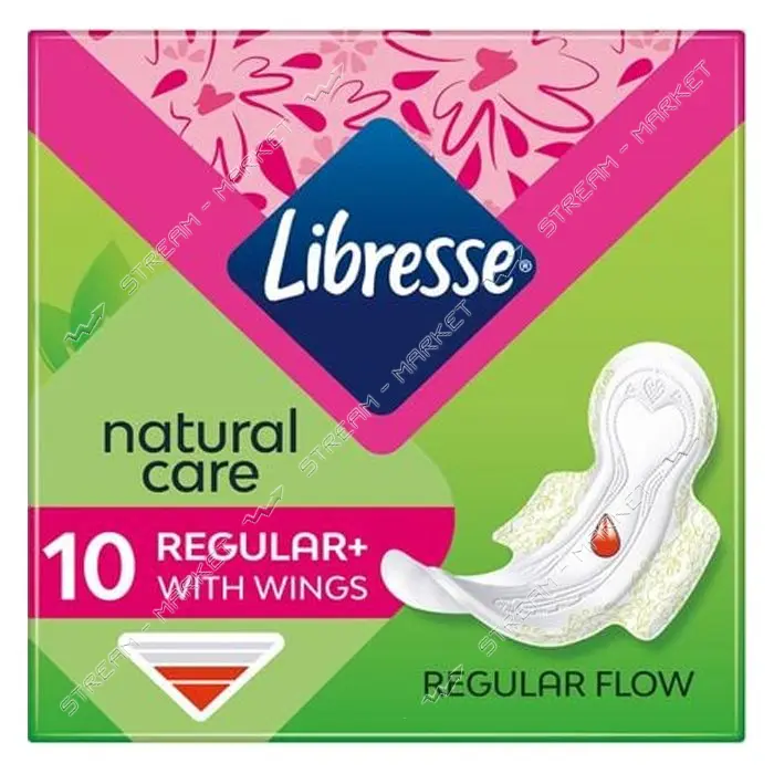 Прокладки гигиенические Libresse Natural Care Ultra Clip Normal 4 капли 10шт                        