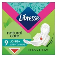 Прокладки гигиенические Libresse Natural Care Ultra Super 5 капель 9шт                              