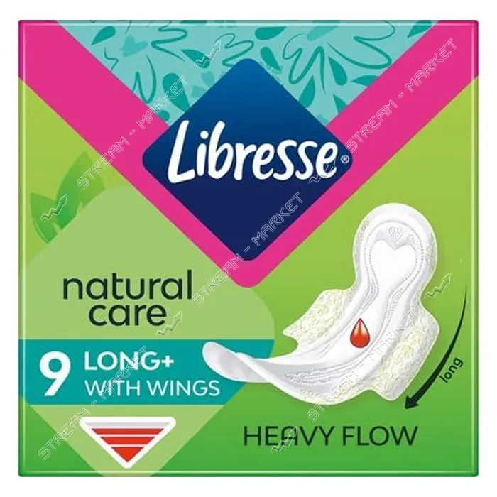 Прокладки гигиенические Libresse Natural Care Ultra Super 5 капель 9шт                              