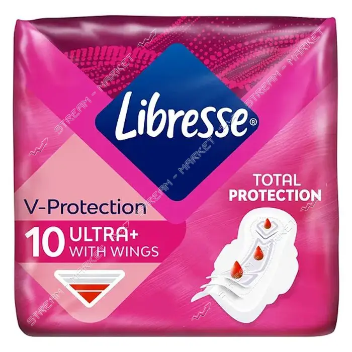 Прокладки гигиенические Libresse Ultra Normal Soft 4 капли 10шт                                     