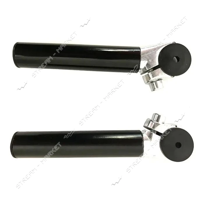 Рожки на руль металлические HX-Y01-01 Black 2шт                                                     