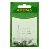 Карабин с вертлюгом Fiema 10 10шт F4