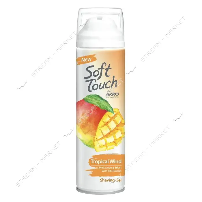 Гель для бритья Arko женский Soft Touch by Tropical wind Манго и Мандарин 200мл                     
