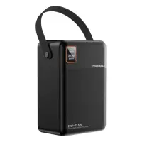 Портативное зарядное устройство Topomax 80000mAh 22,5W/20W с фонариком черный                       