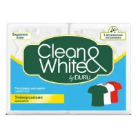 Мыло хозяйственное Duru Clean&White универсальное 2х120г                                            