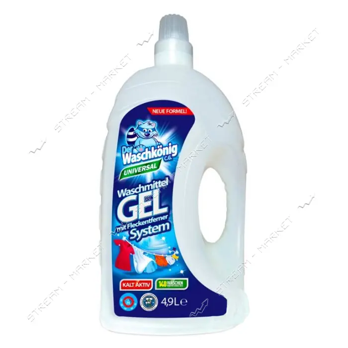Гель для стирки Waschkonig Universal Gold Line 4.9л