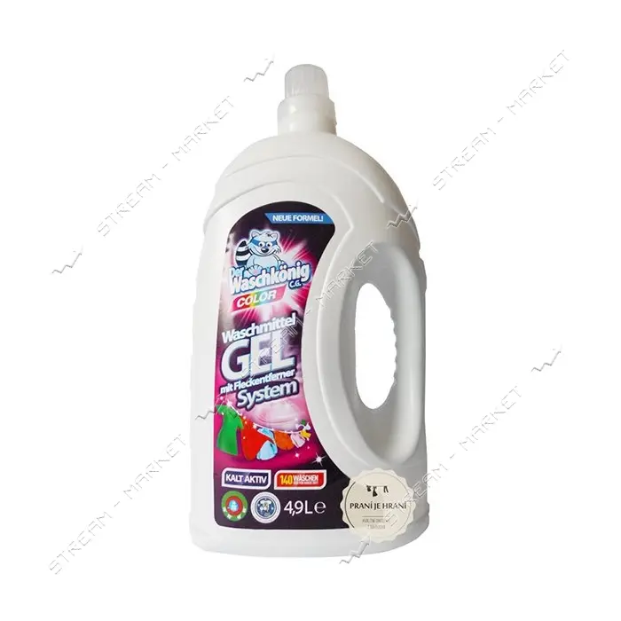 Гель для стирки Waschkonig Color Gold Line 4.9л