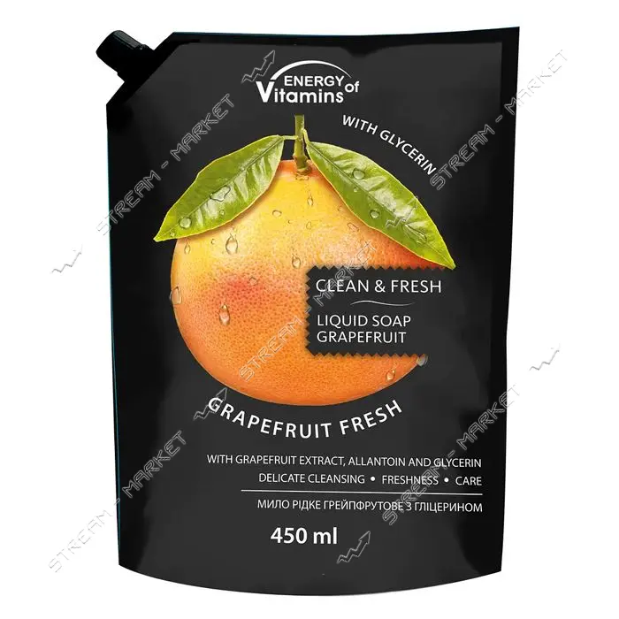 Мыло жидкое Energy of Vitamins Грейпфрут Duo-Pack 450мл                                             