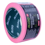 Лента малярная Alloid Pro MTP-1004840 деликатная рисовая 48ммх40м 100мкм розовая