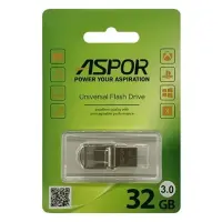 Флешка Aspor AR 32GB 104 USB-A плюс Type-C серебро                                                  