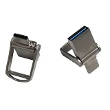 Флешка Aspor AR 32GB 104 USB-A плюс Type-C серебро