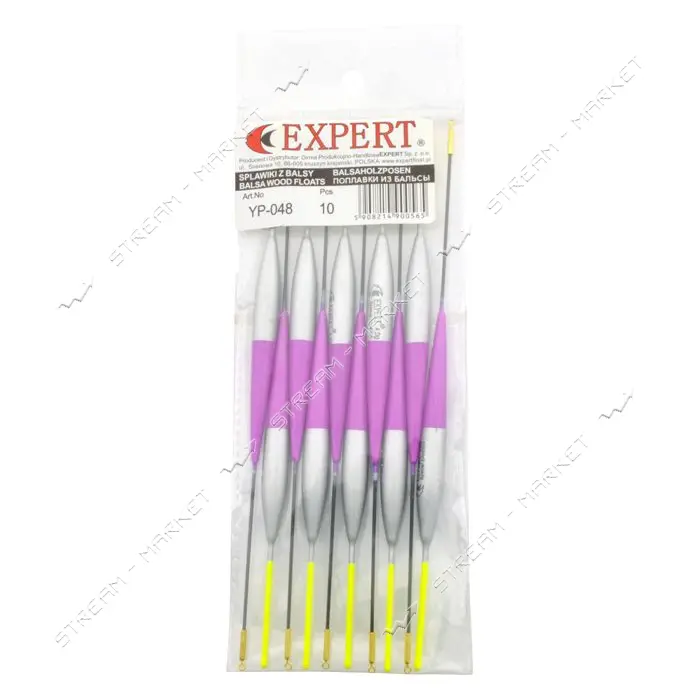 Поплавок EXPERT YP-048, 4,0г (сиреневый/серый)