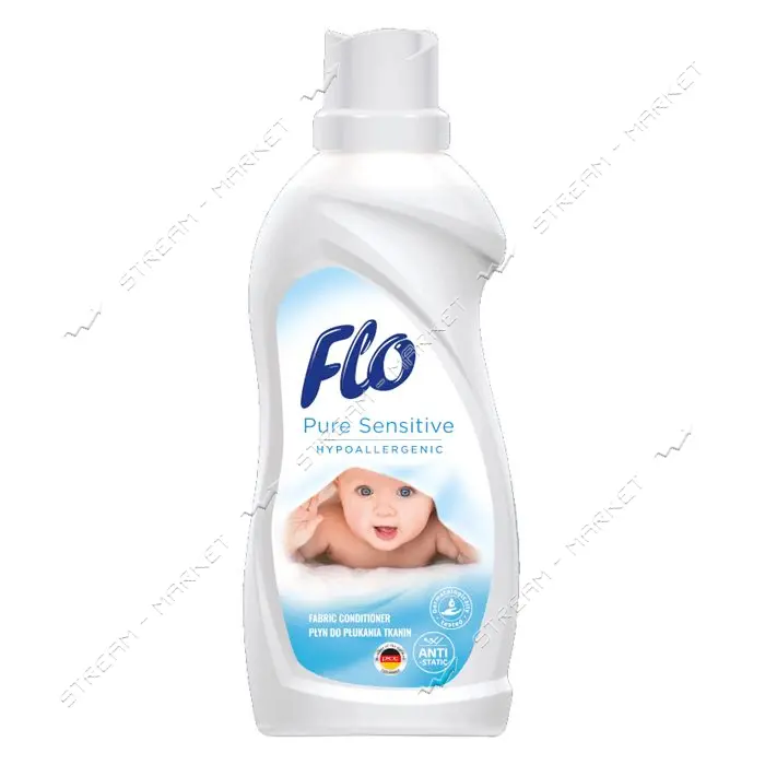 Кондиционер для белья Flo Pure Sensitive 1л