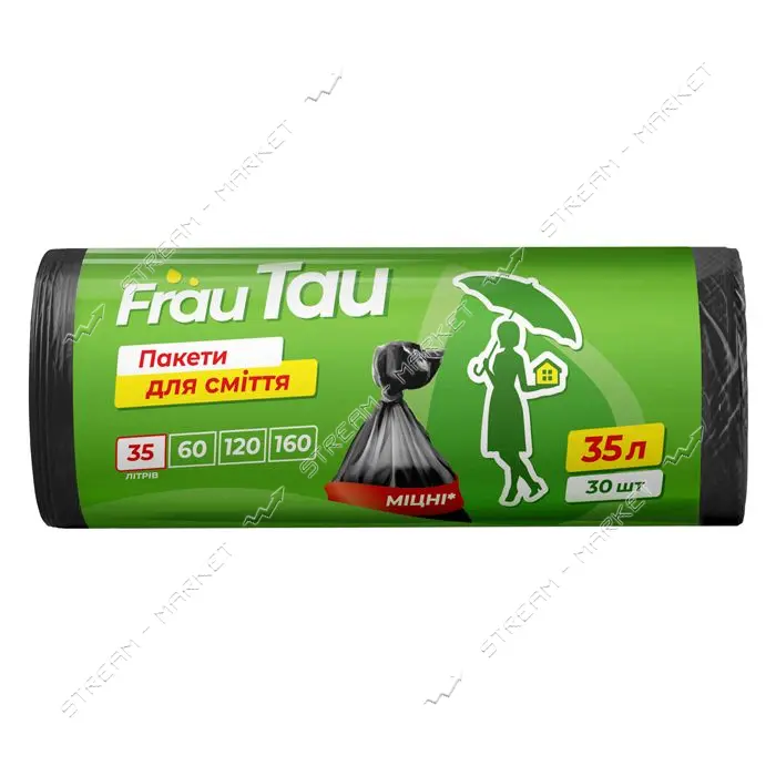 Пакеты мусорные Frau Tau HD 35л 30шт