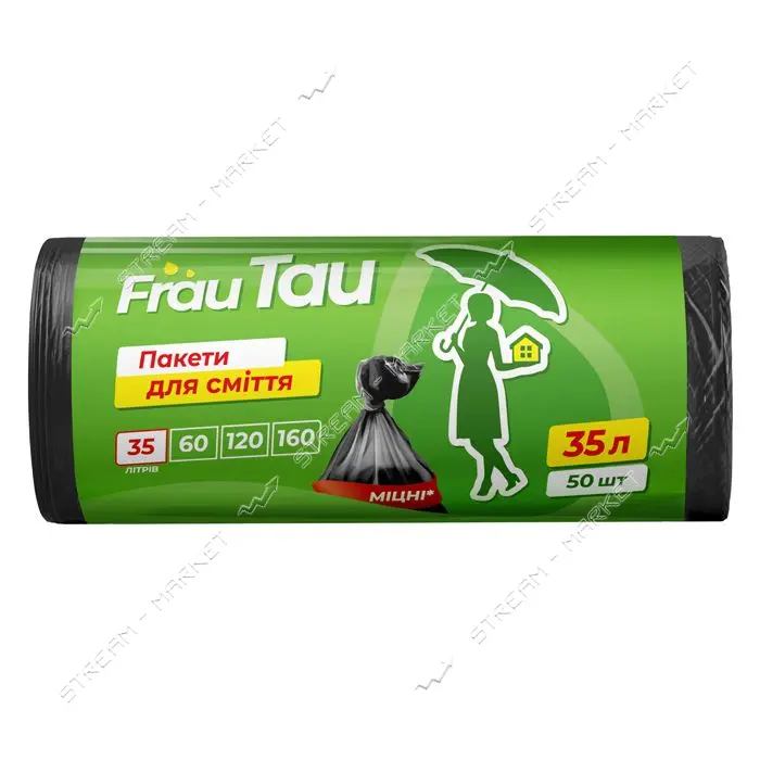 Пакеты мусорные Frau Tau HD 35л 50шт