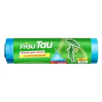 Пакеты мусорные с затяжками Frau Tau HD 35л 15шт                                                    