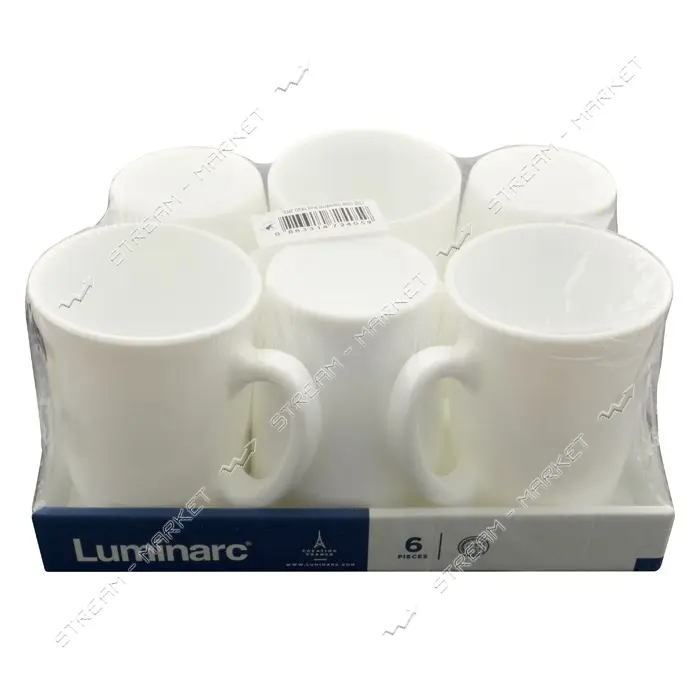 Кружка Essence White New Morning 320 мл Luminarc P1669 белая                                        