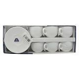 Набор кофейный Essence White 12 предметов Luminarc P3404 6 чашек и 6 блюдец                         