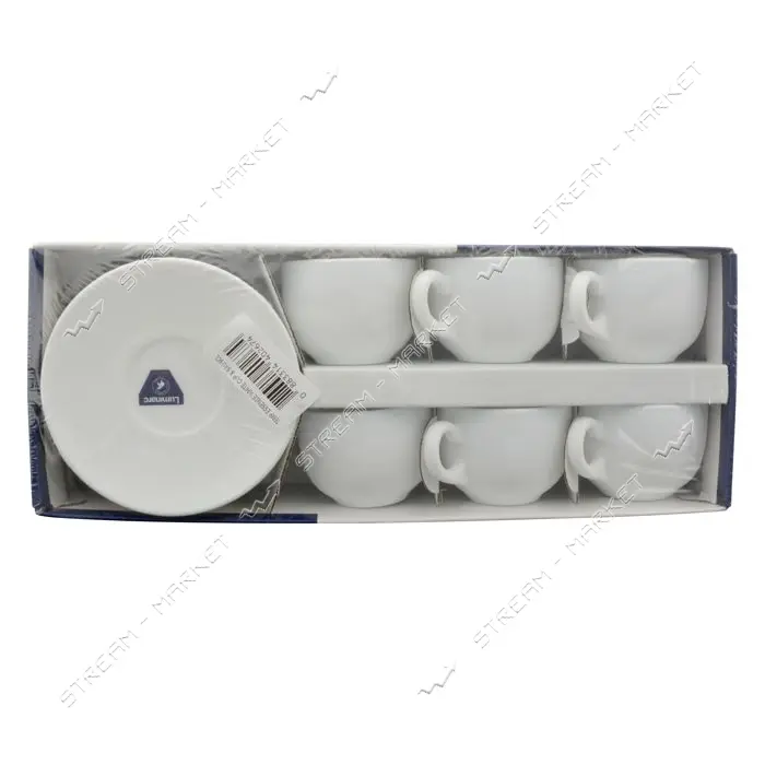 Набор кофейный Essence White 12 предметов Luminarc P3404 6 чашек и 6 блюдец                         