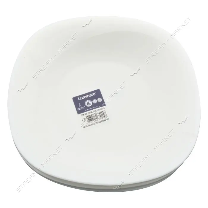 Тарелка суповая Carine white 210мм Luminarc N6802 белая
