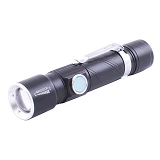 Фонарь Police 802-T6 ЗУ micro USB 1x18650 zoom зажим box                                            