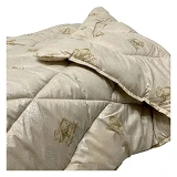 Одеяло Textile House полуторное Pure Wool 150х210см овечья шерсть бежевое                           