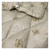Одеяло Textile House Pure Wool евро 200х200см овечья шерсть бежевое                                 