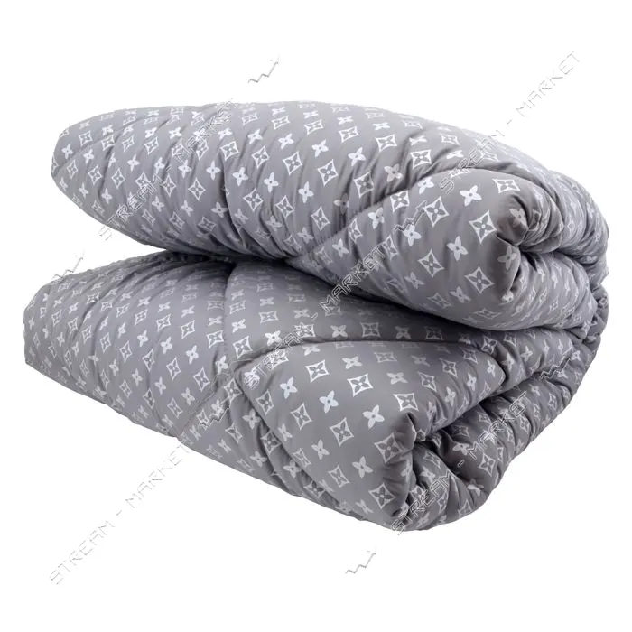 Одеяло Textile House двухспальное 180х210см холлофайбер серое