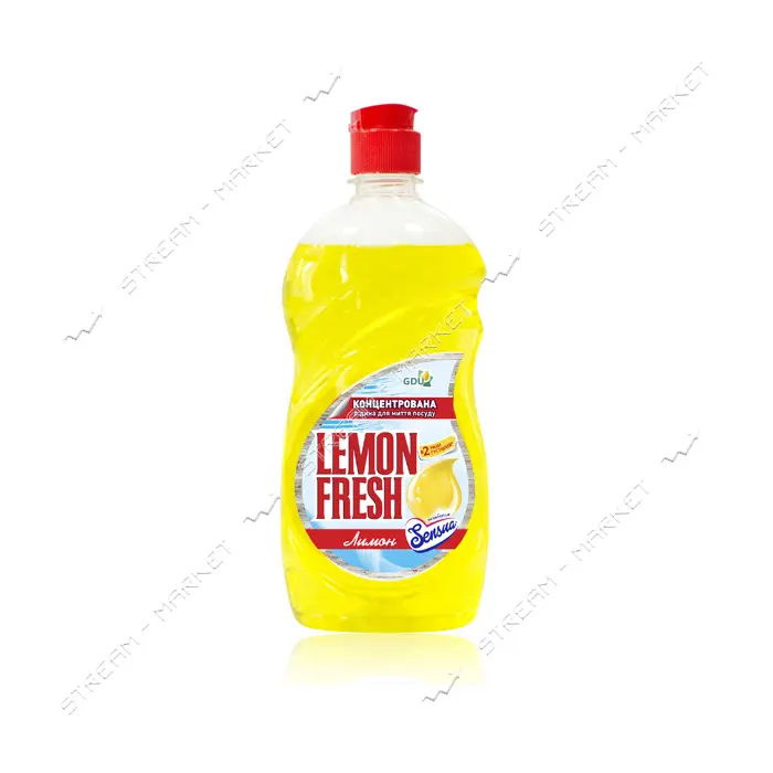 Средство для мытья посуды Lemon Fresh 500мл желтый
