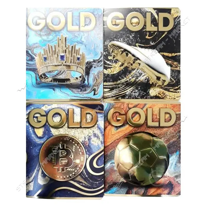 Тетрадь в клетку Тетрада 48 листов SUPER GOLD МИКС 1/2                                              