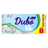 Туалетная бумага Диво Natural Premio 3 слоя белая 8 шт                                              