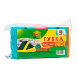 Губки кухонные EkOplus 5шт (79*53*30)