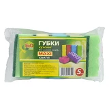 EkOplus Губка кухонная Волна Maksima 5шт (85*55*27)