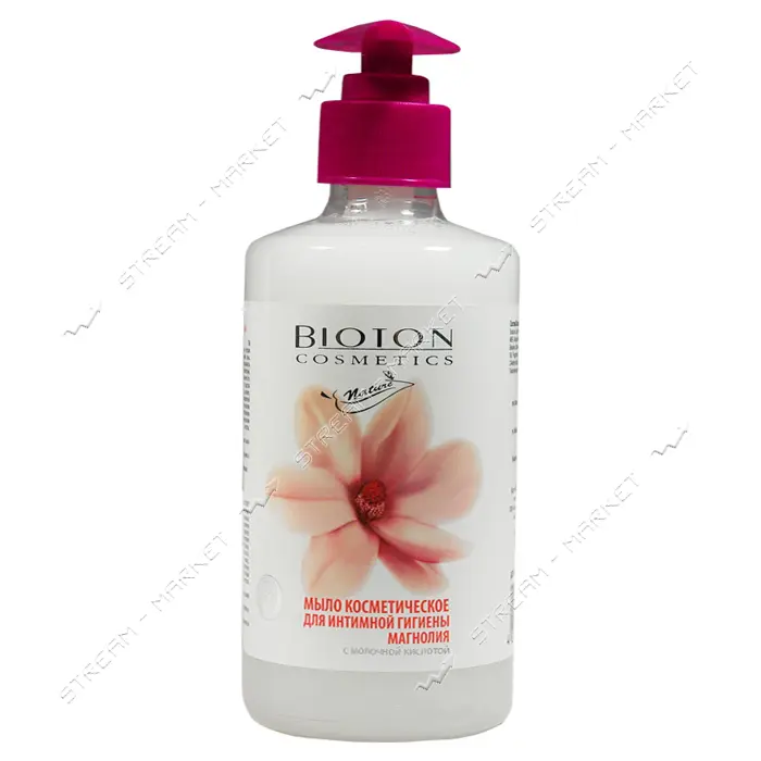 Мыло косметическое Bioton Cosmetics Для интимной гигиены  Магнолия 250мл                            