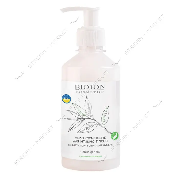 Мыло косметическое Bioton Cosmetics Для интимной гигиены Чайное дерево 250мл
