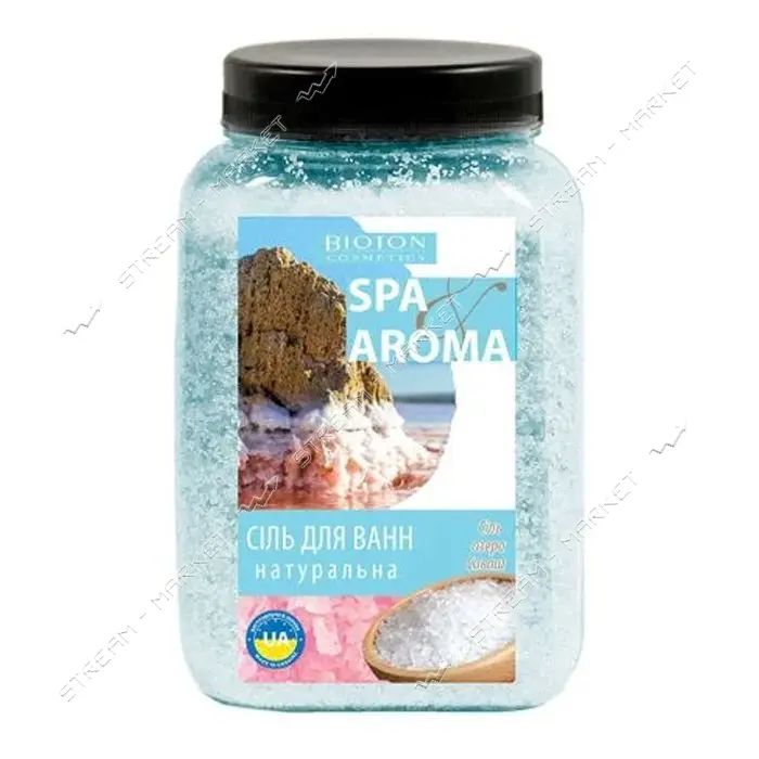 Морская соль для ванн Bioton Cosmetics Spa Aroma натуральная соль озера Сиваш 750г                  