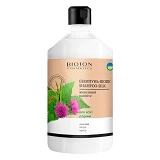 Шампунь-шелк Bioton Cosmetics Питательный с лопухом и крапивой с просом для всей семьи 1л           