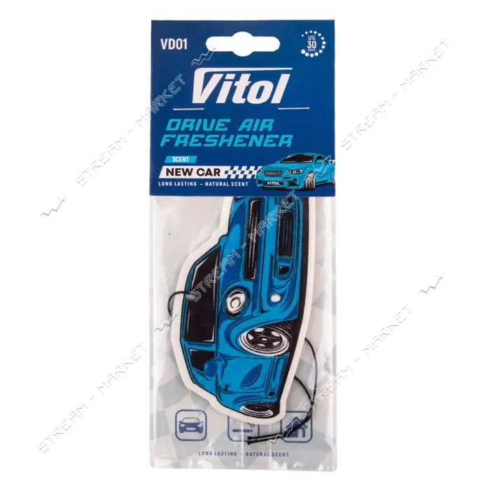 Освежитель воздуха Vitol Drive New car                                                              